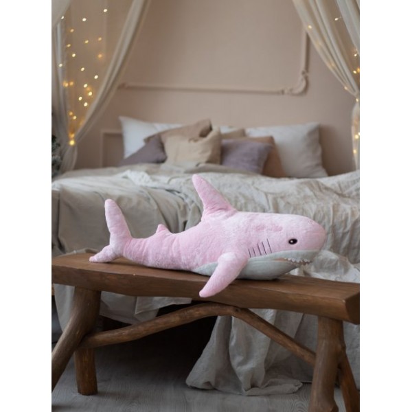 

Милая Мягкая игрушка Акула 80 см IKEA (MINI) New Model Pink