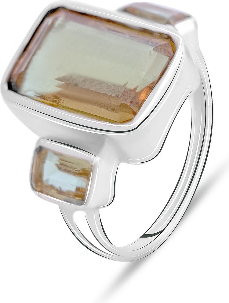 

Серебряное кольцо SilverBreeze с Султанит султанитом 6.88ct 2076063 17.5 размер, 17.5 размер