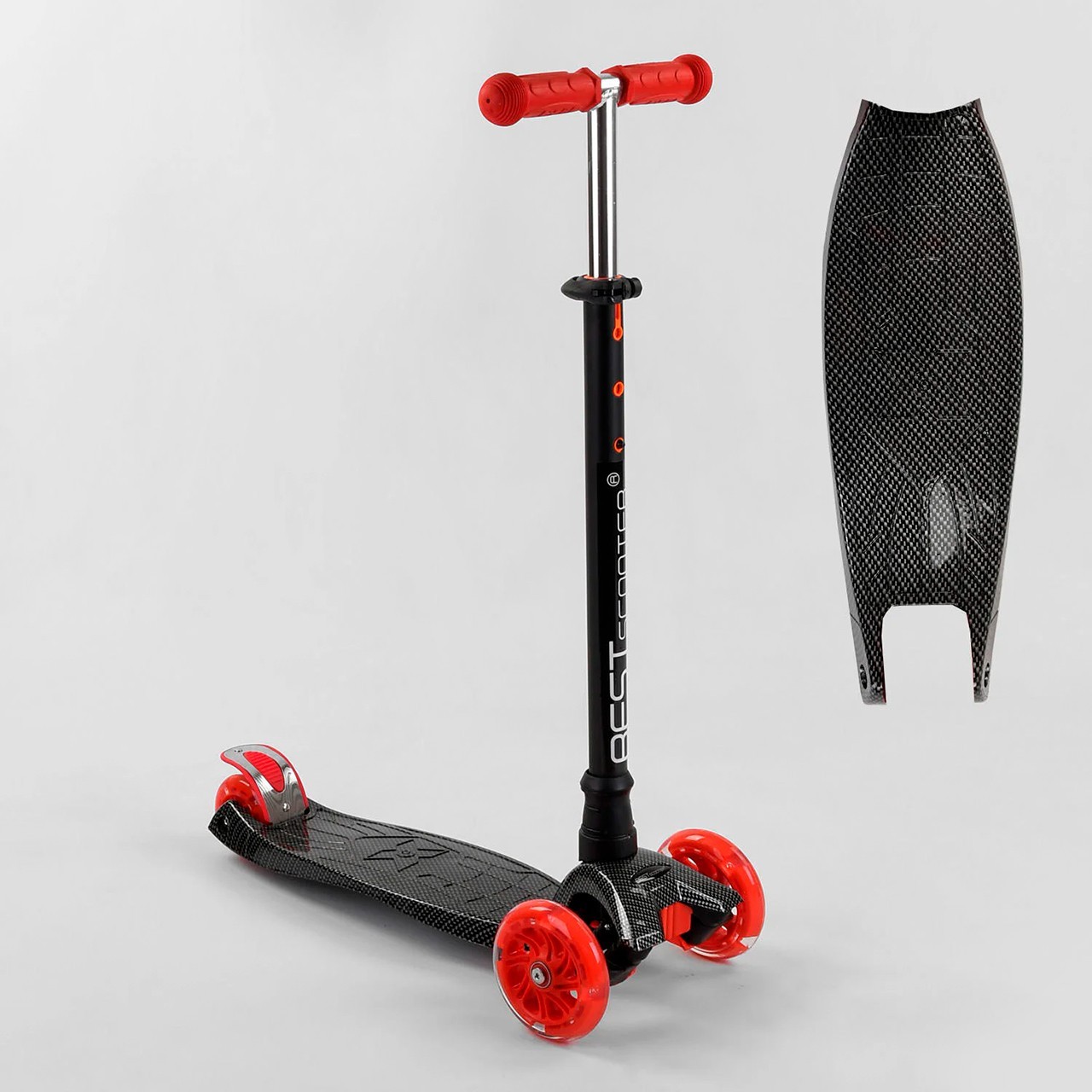 

Самокат трехколесный Best Scooter A 25772/779-1524 MAXI, свет колес, от 3х до 6 лет