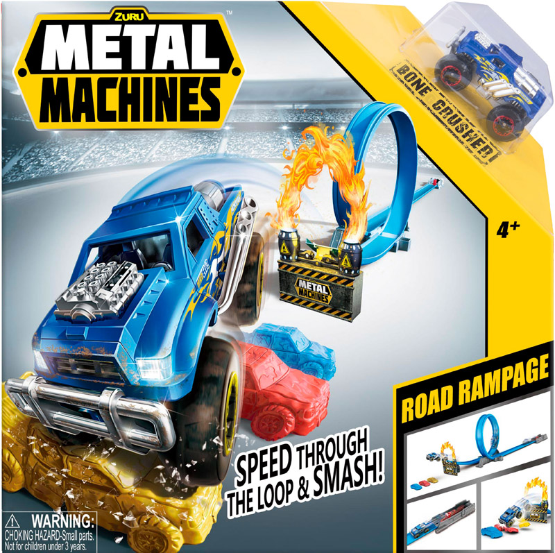 

Игровой набор автотрек Metal Machines Road Rampage (845218018351)