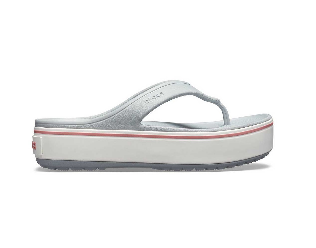 

Сланці Crocs Crocband™ Platform Flip M4W6-36-23 см Light Grey / Rose 205681