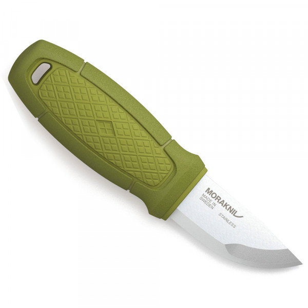 

Нож Morakniv Eldris нержавеющая сталь цвет зеленый ножны шнурок огниво