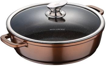 

Сотейник Wellberg Kasian Brown Ø32см с мраморным покрытием (WB-3323)