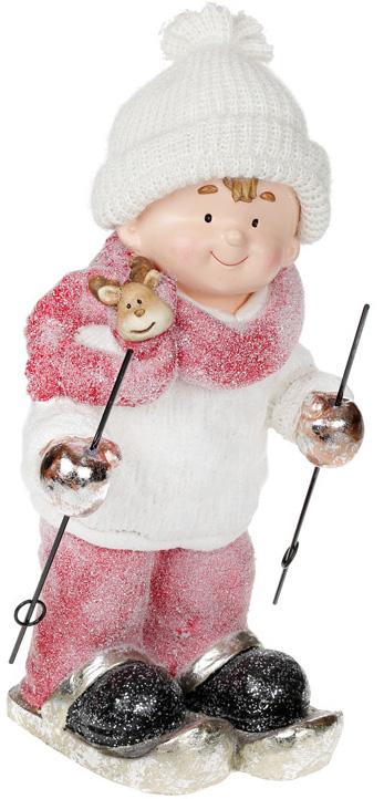 

Фигура керамическая Мальчик в красном на лыжах 45.5см (BD-711-342)