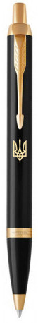 

Кулькова ручка Parker IM 17 Black GT BP Тризуб 22 032_TR