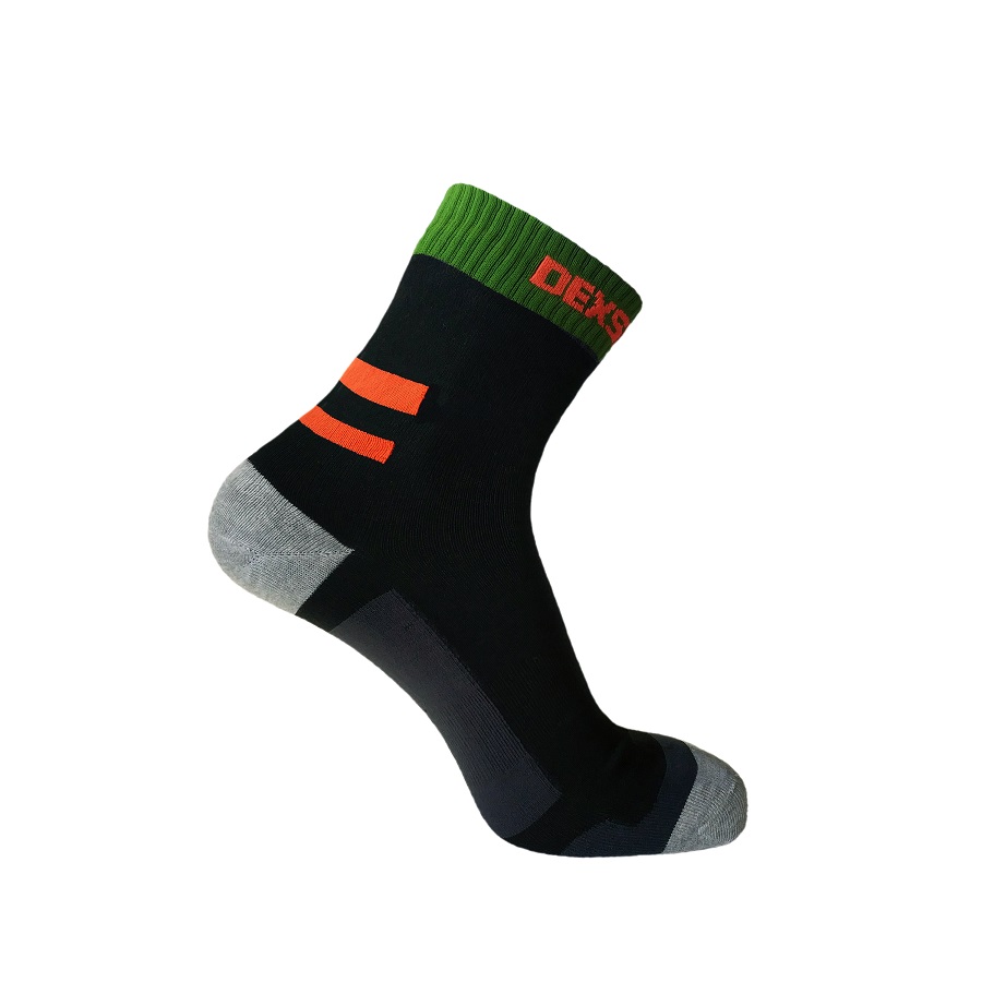 

Dexshell Running Socks  Носки водонепроницаемые с оранжевыми полосами, Dexshell Running Socks L Носки водонепроницаемые с оранжевыми полосами