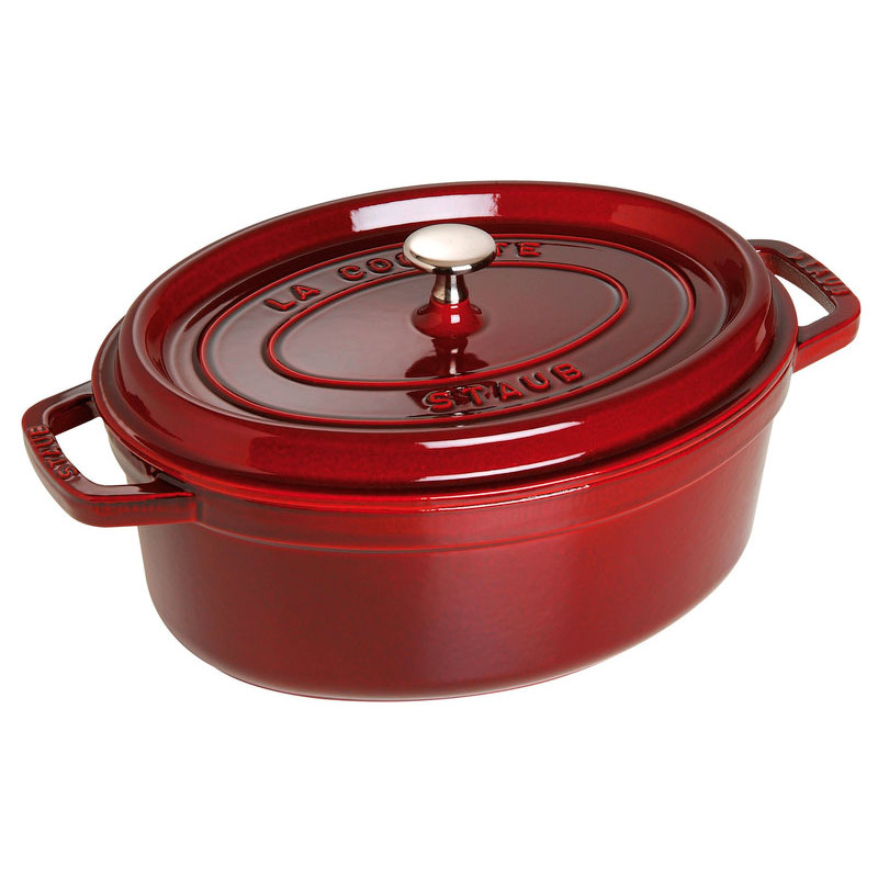 

Кокотница гранатовая овальная, диам. 33 см - Staub - 40509-692-0