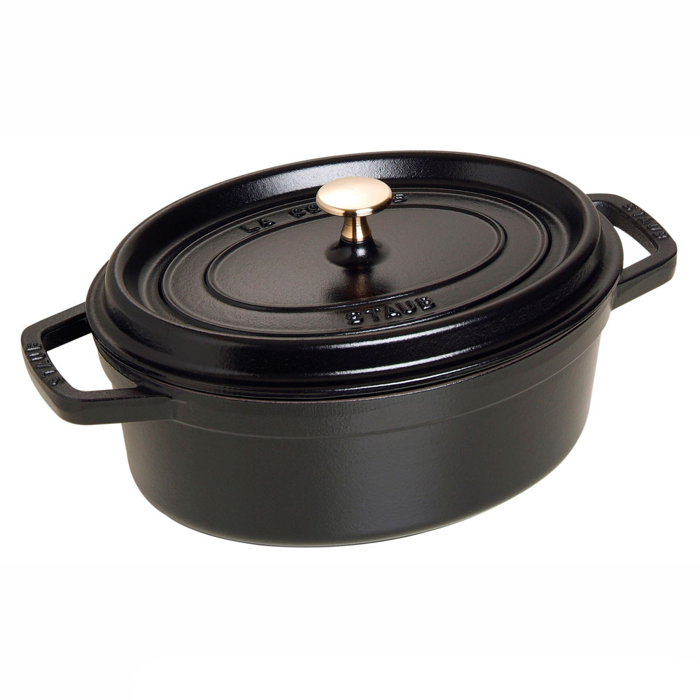 

Кокотница чёрная овальная, диам. 29 см - Staub - 40509-315-0