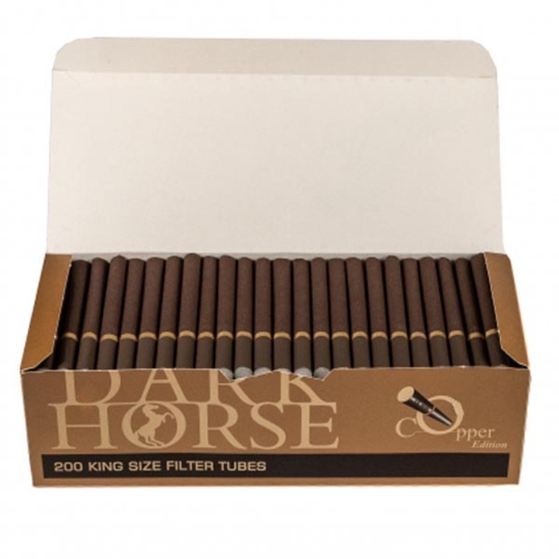 Гильзы для сигарет (коричневые) Dark Horse 200шт – фото, отзывы ...