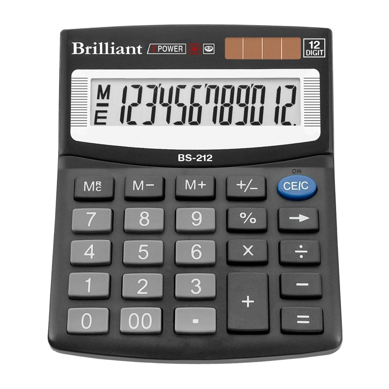 

Калькулятор Brilliant 12 разрядов (BS-212)