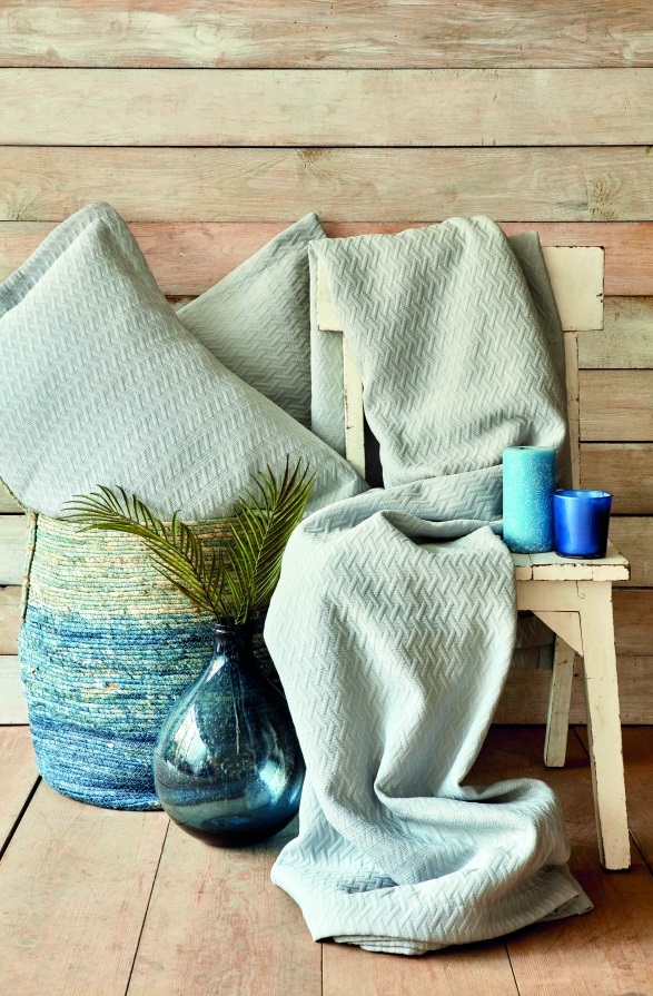 

Покрывало с наволочками Karaca Home Charm Bold Mavi 250x240 (svt-2000022254137)