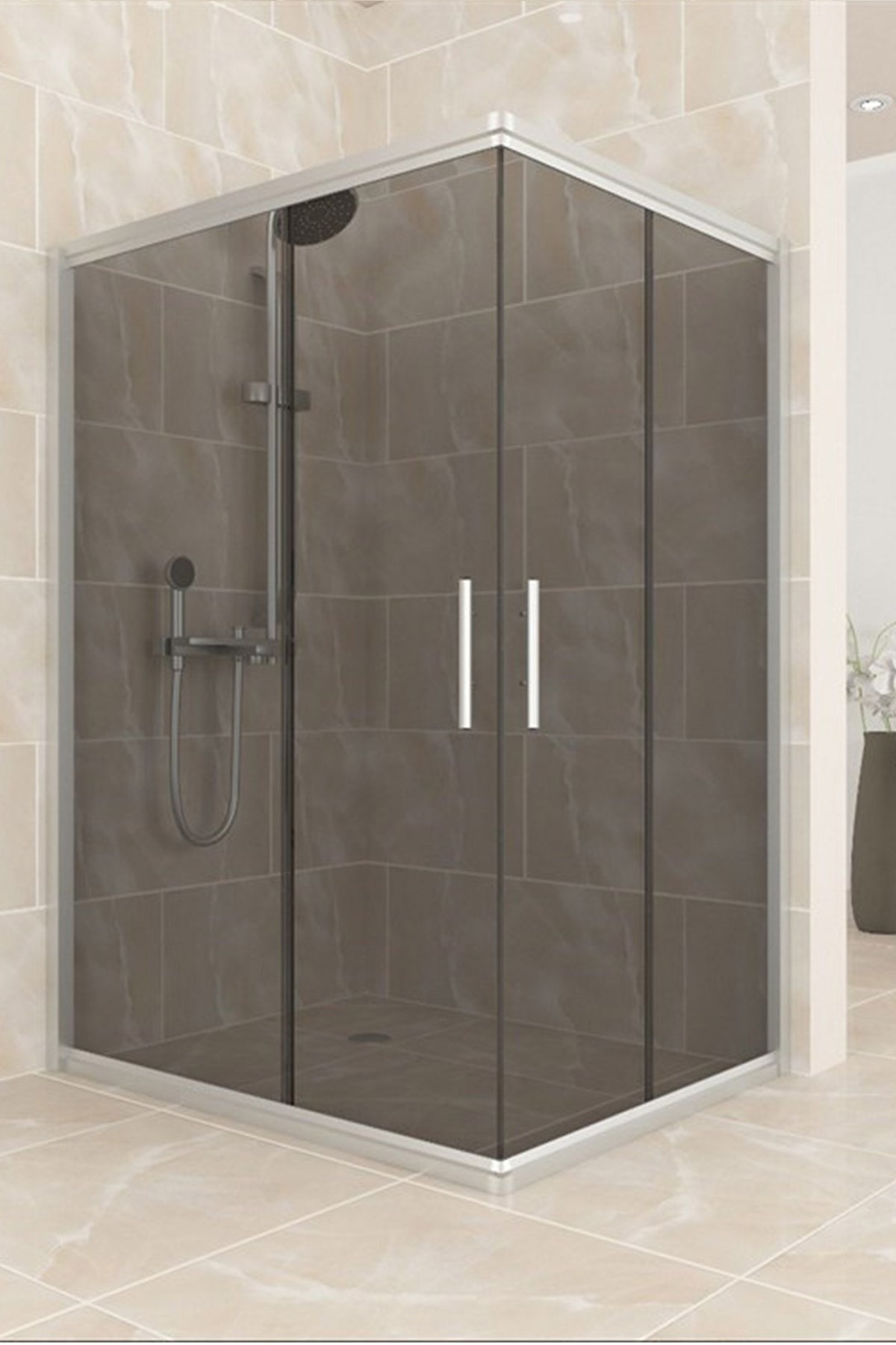 

Душевая кабина Aquanil UNIMAR 100х80х190 см тонированное стекло