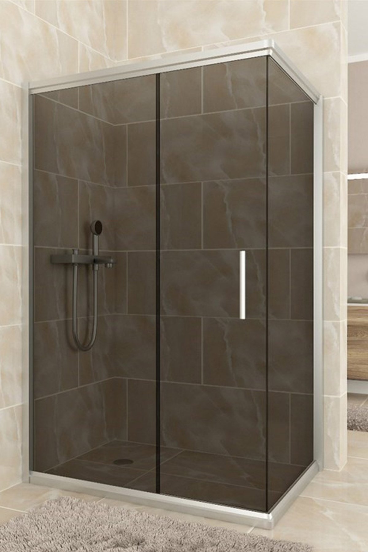 

Душевая кабина Aquanil MINNESOTA 120х80х190 см с тонированным стеклом