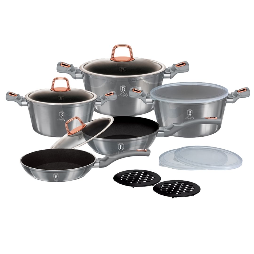 

Набор посуды из 13 пр.Berlinger Haus Moonlight Collection (BH-7033)
