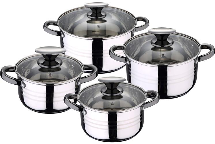 

Набор 4 кастрюли Bergner San Ignacio Hita 1.7л, 2.3л, 3.3л, 4л из нержавеющей стали San Ignacio SG-8020