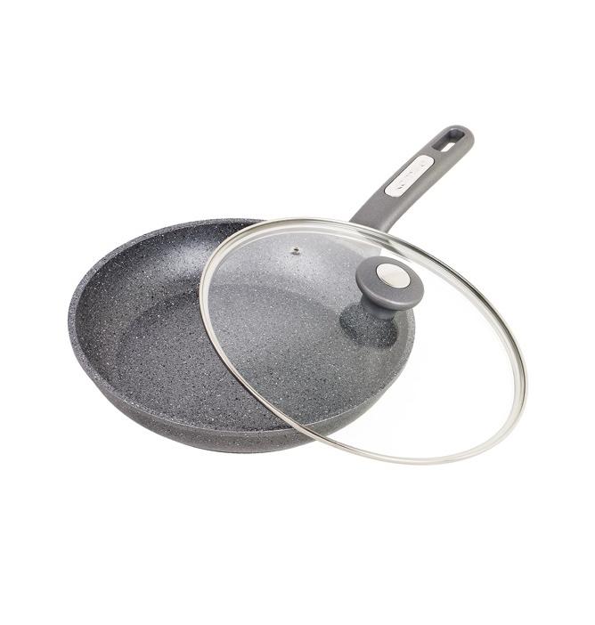 

Сковорода Kamille Granite 24см с крышкой Kamille KM-4271GR