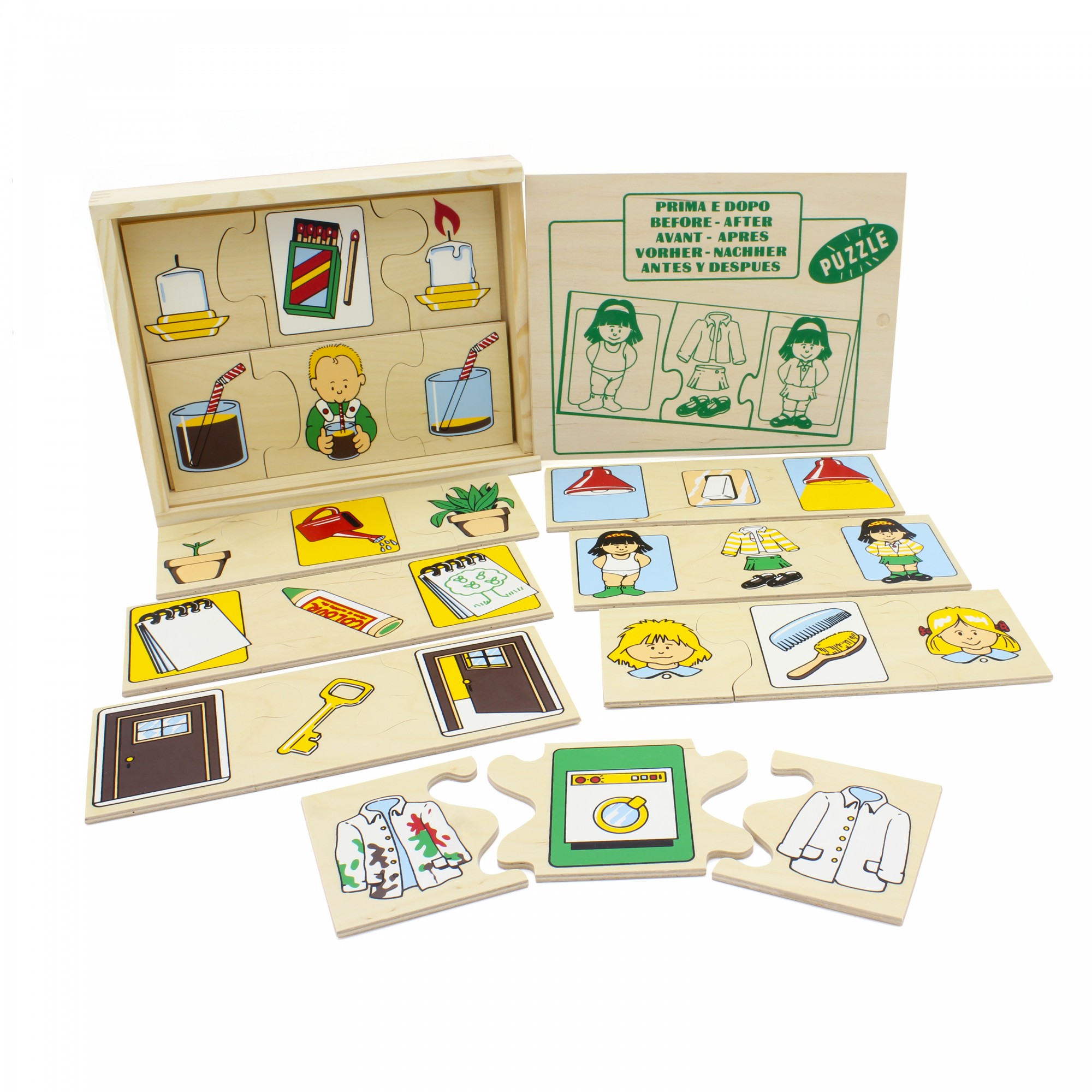 

Пазл До и после 1419 Lam Toys 30 деталей