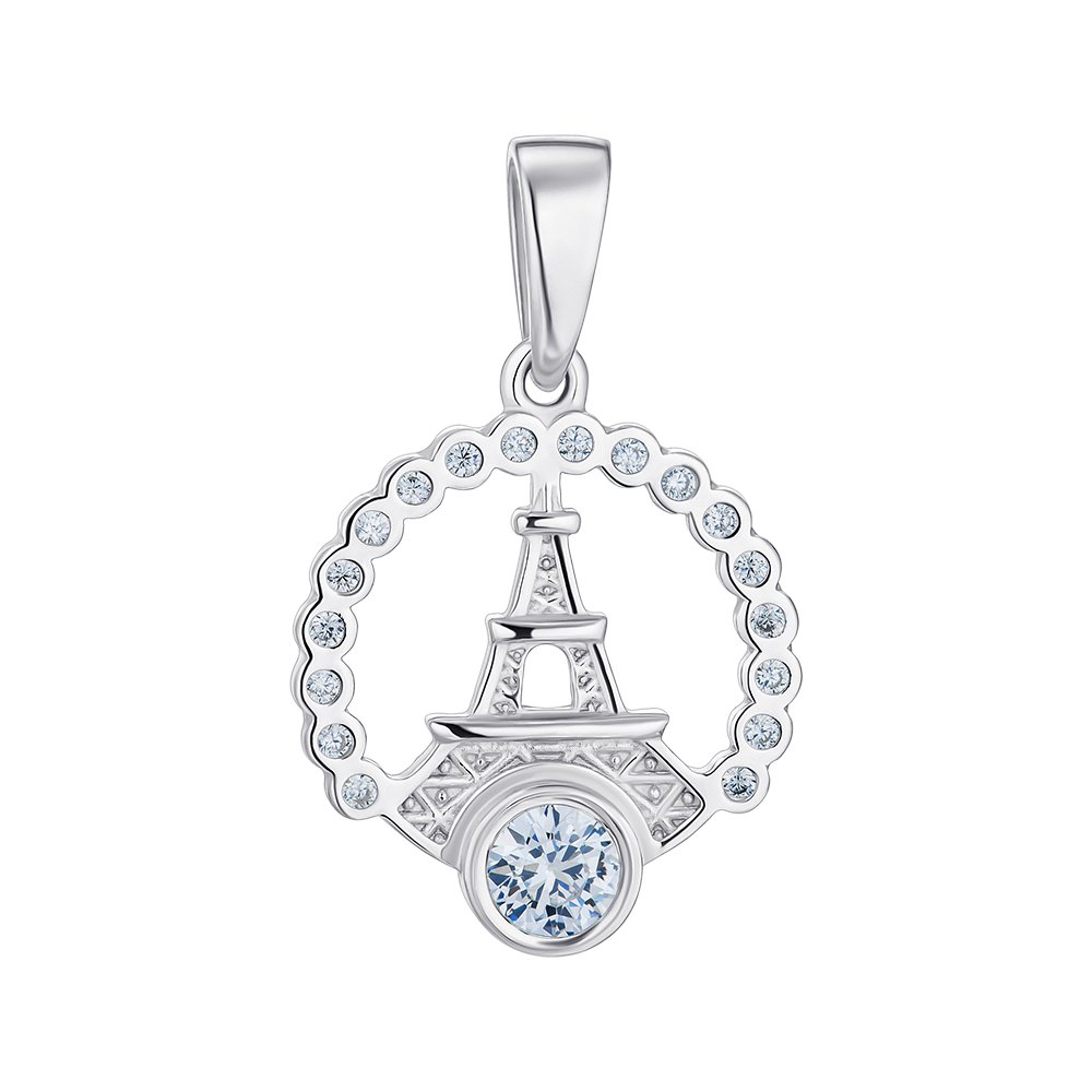 

Серебряный подвес с фианитами 000150626