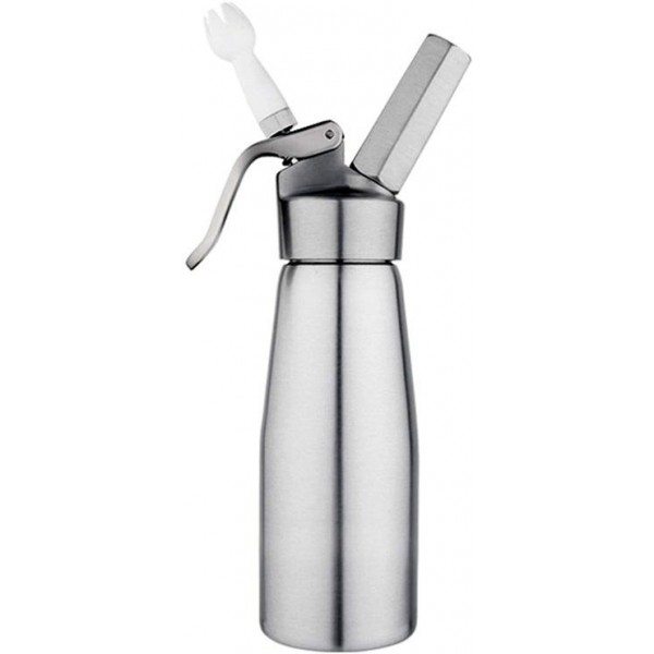 

Диспенсер Bergner MasterPro Foodies для взбитых сливок 9х9х32см, 500мл, 3 насадки