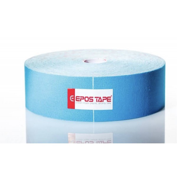 

Кинезио тейп EPOS TAPE 31,5м, синий из хлопка, Гипоаллергенный Акриловый (КТ-10)