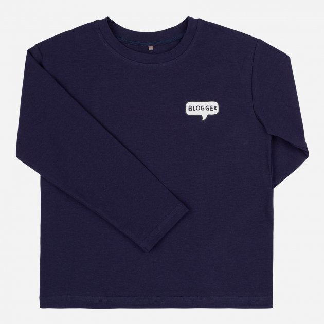 

Футболка з довгими рукавами супрем Bembi ФБ900 134 Синій (5608597)