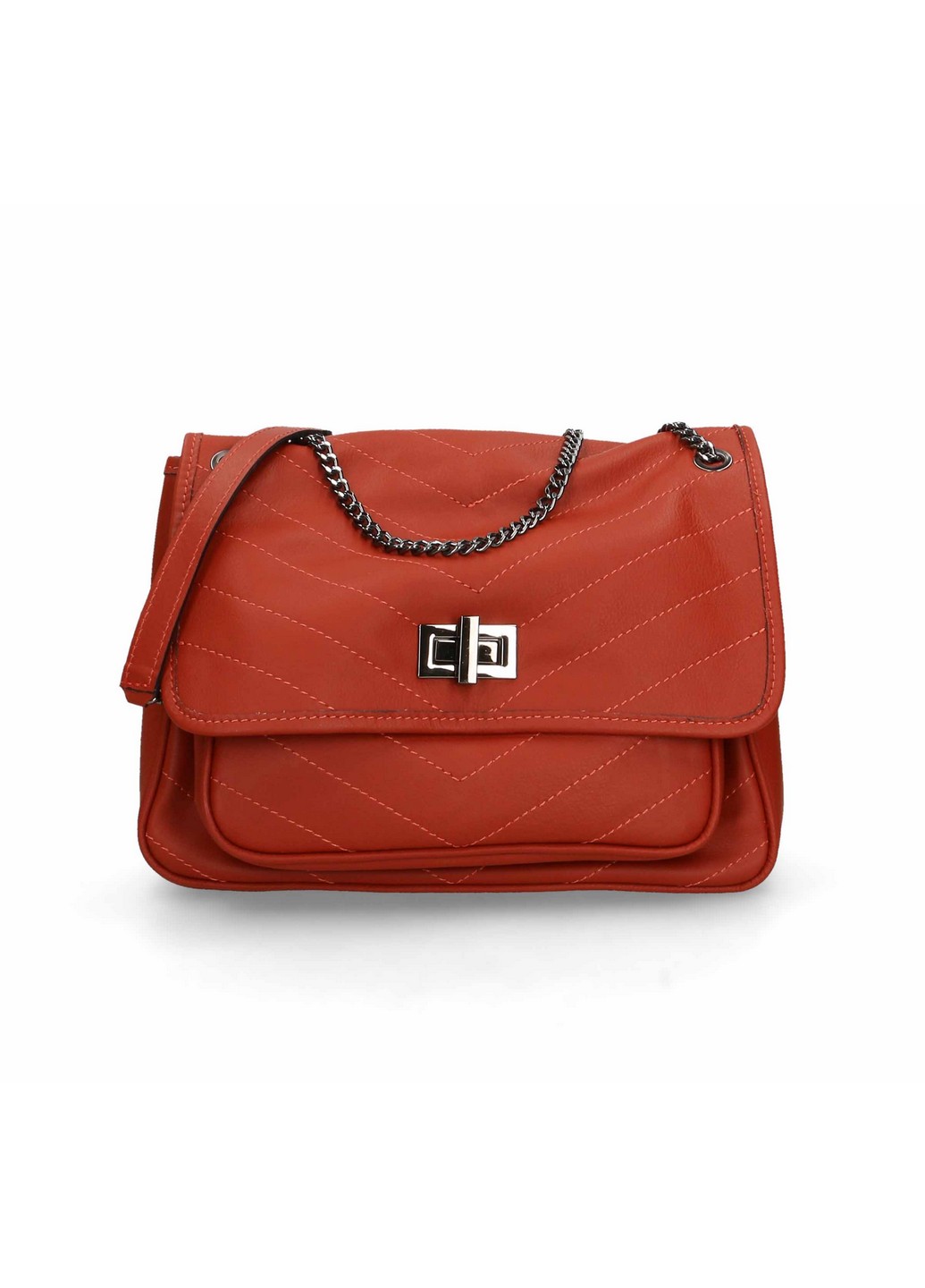 

Клатч Italian Bags 10696_gray Кожаный Серый