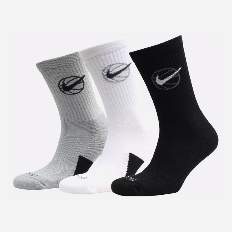 

Набор носков Nike Crew Everyday Bball 3pr DA2123-902 L (-) 3 пары Черный/Белый/Серый, Набор носков Nike Crew Everyday Bball 3pr DA2123-902 L (42-46) 3 пары Черный/Белый/Серый