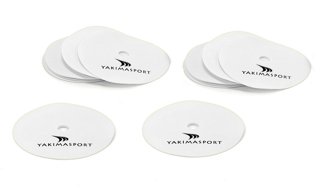 

Фишки разметочные Yakimasport плоские белые 100556