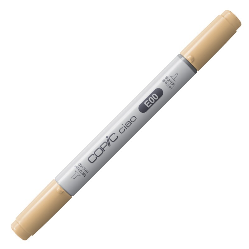 

Спиртовой маркер Copic Ciao №E-00 Cotton Pearl Белый хлопок (22075229)