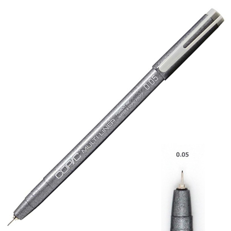 

Лайнер Copic Multiliner Cool Grey 0,05мм (22075511)
