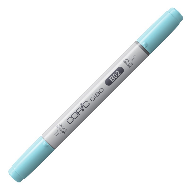 

Спиртовой маркер Copic Ciao №B-02 Robin's egg blue Тускло-голубой (22075134)