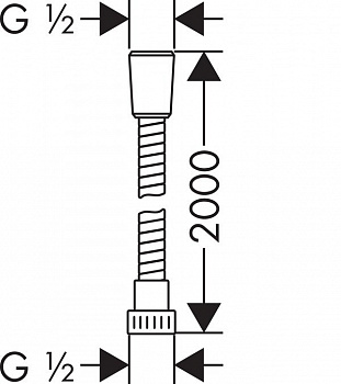 

Шланг Metaflex'B 200см