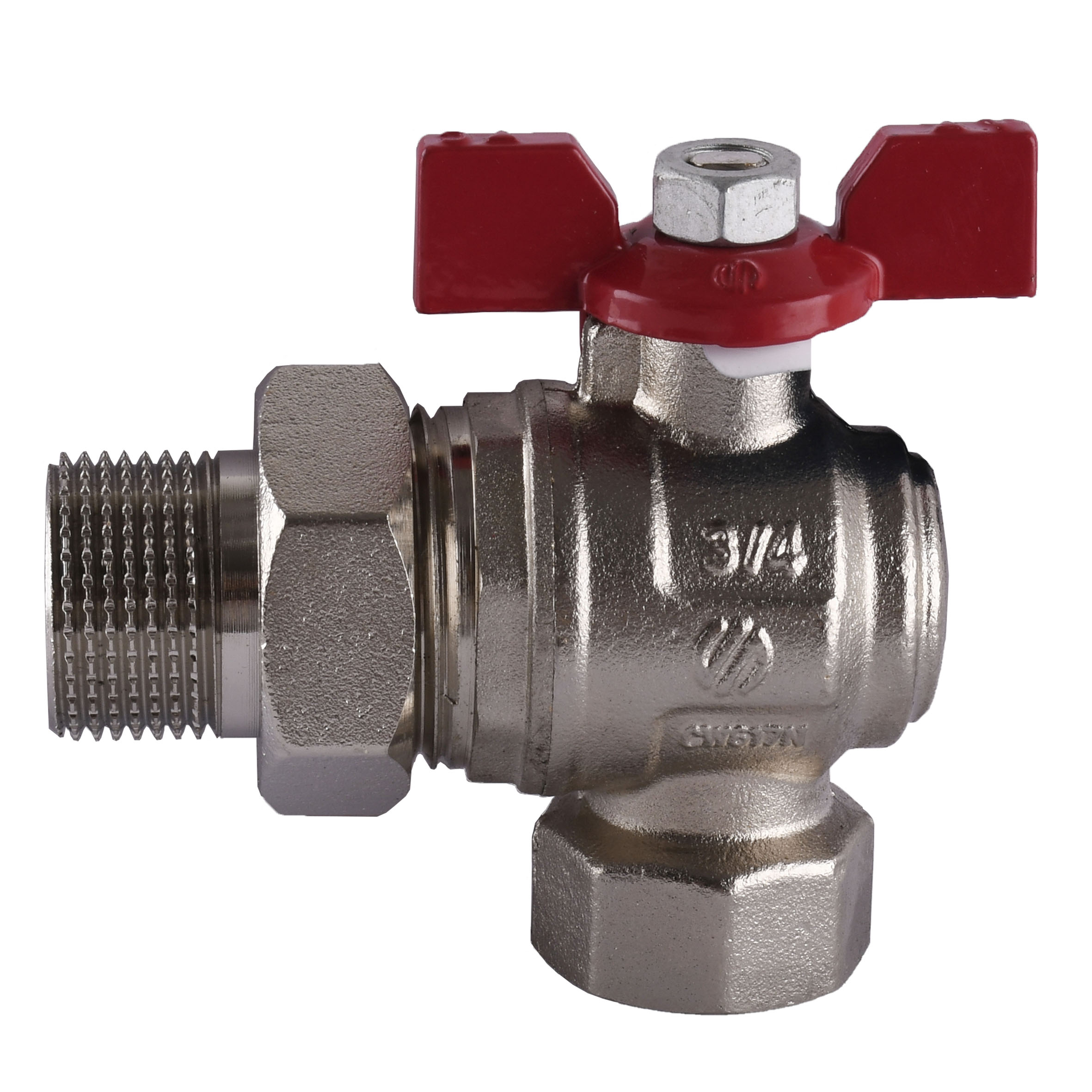 

Кран шаровый угловой с американкой ARCO 3/4" SENA 154304