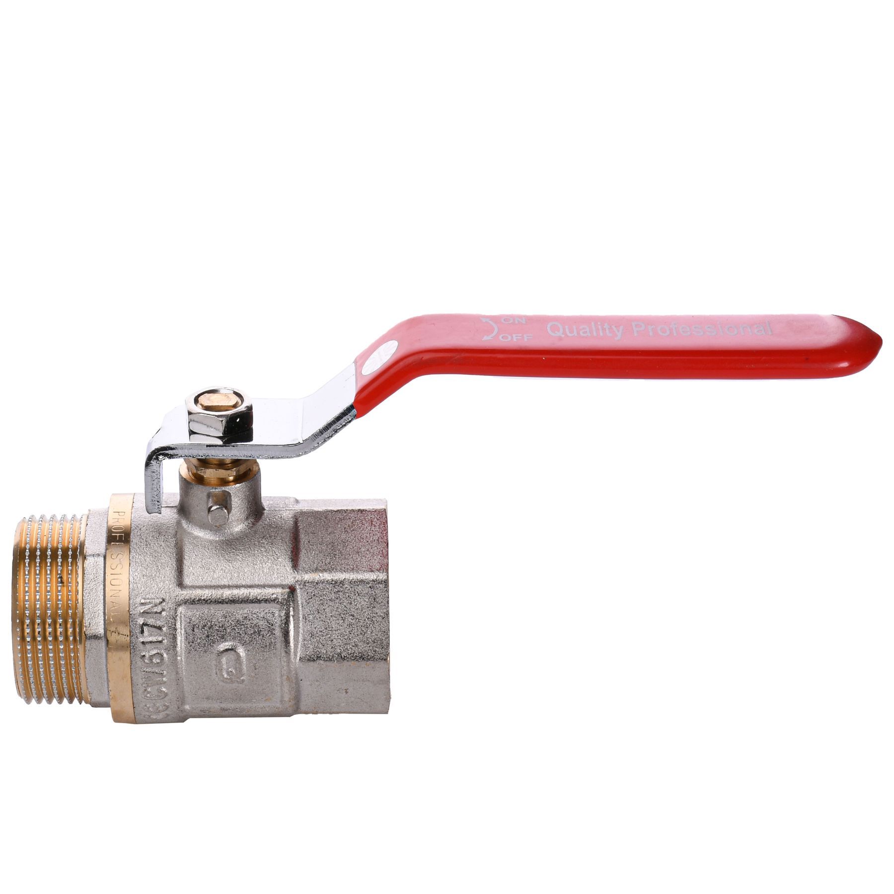 

Кран шаровый прямой PROFESSIONAL 1 1/4" НВ КР PN40 QP152