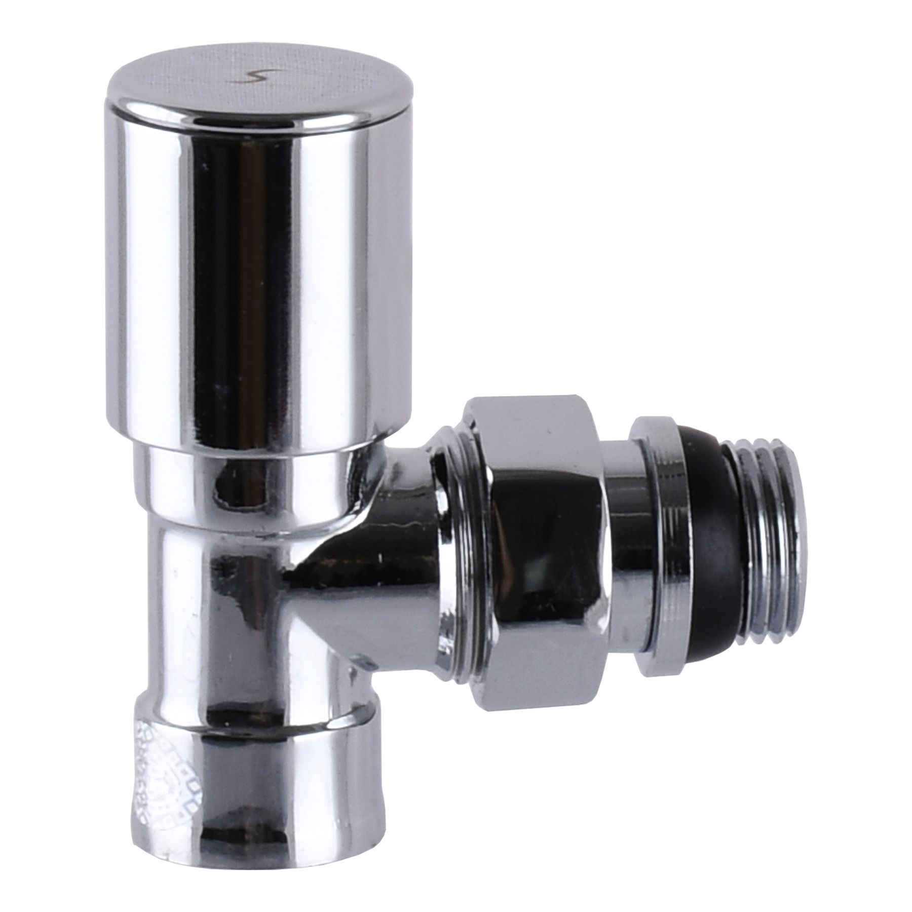 

Кран вентильный угловой с американкой SOLOMON 1/2" CHROM 1855 вентиль