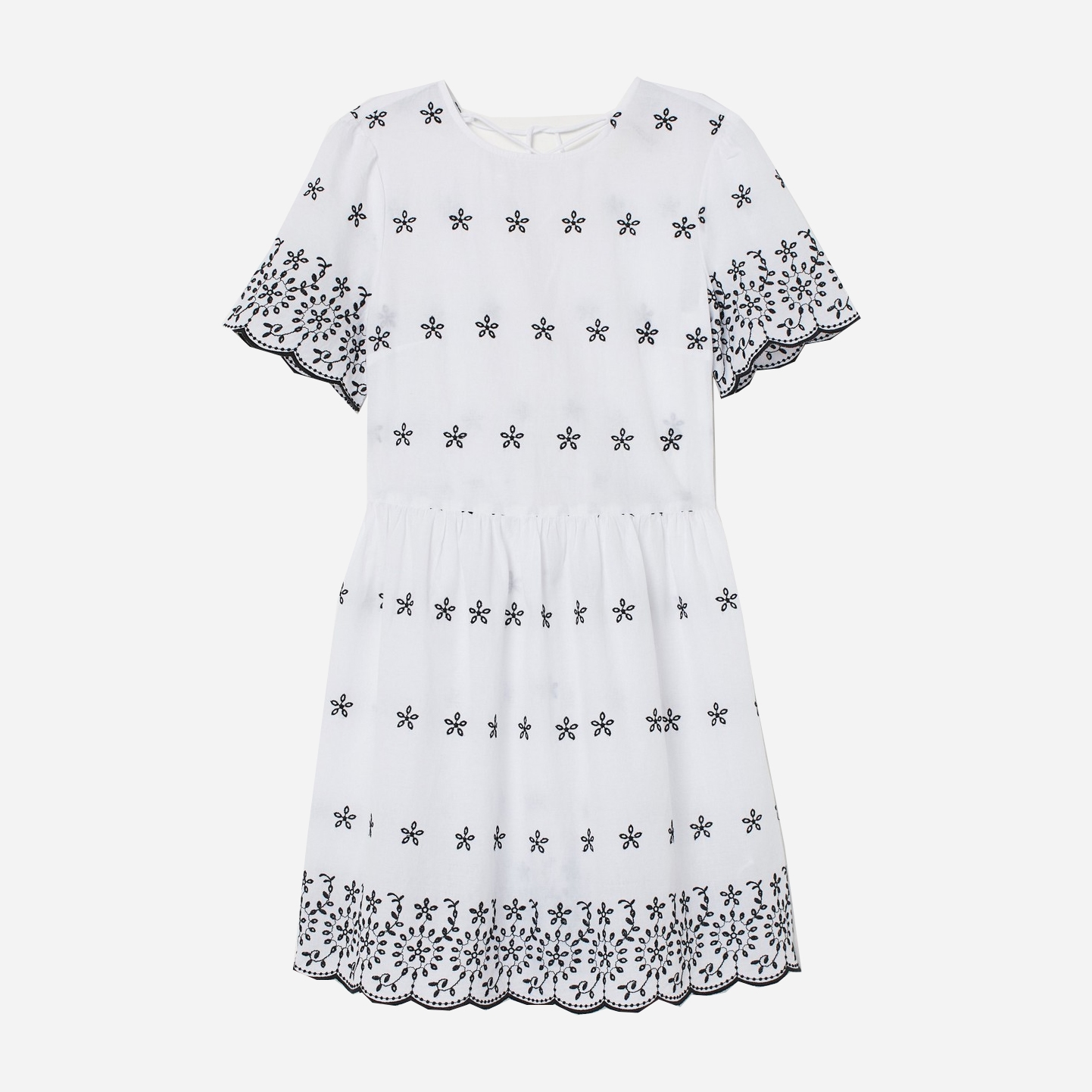 

Платье H&M 1612-7811170  Белое с черным, Платье H&M 1612-7811170 36 Белое с черным