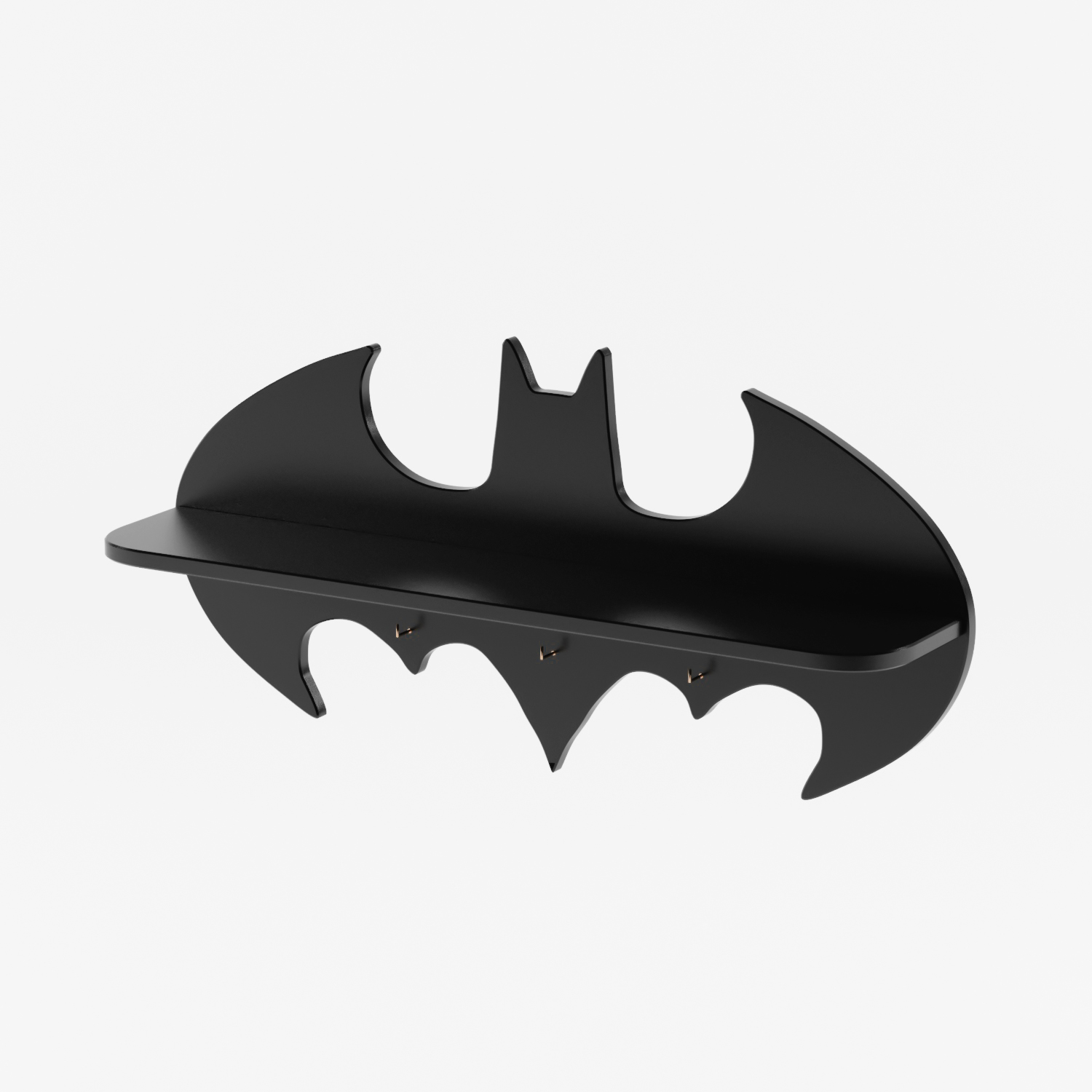 

Большая настенная детская полка Batman с крючками для одежды Little Room Baby House (BTM)