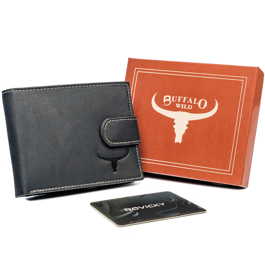 

Кошелек мужской Buffalo Wild RM-02L-BAW-T-1402 Black