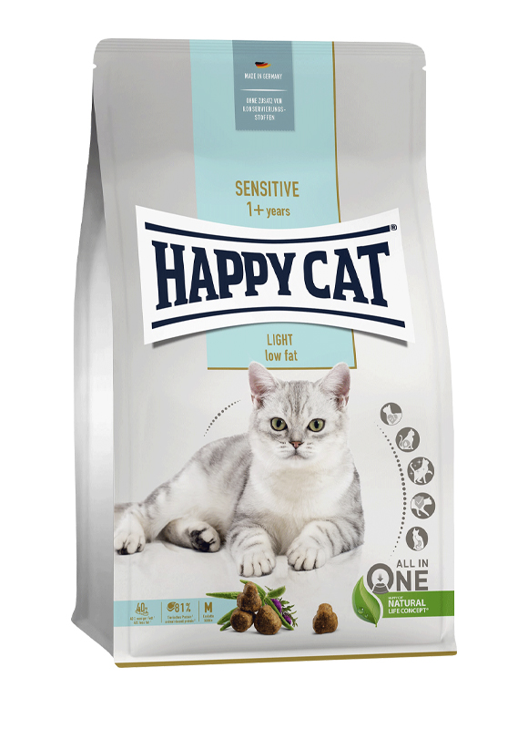 

Сухой корм Happy Cat Adult Light для взрослых котов с избыточным весом с птицей 4 кг