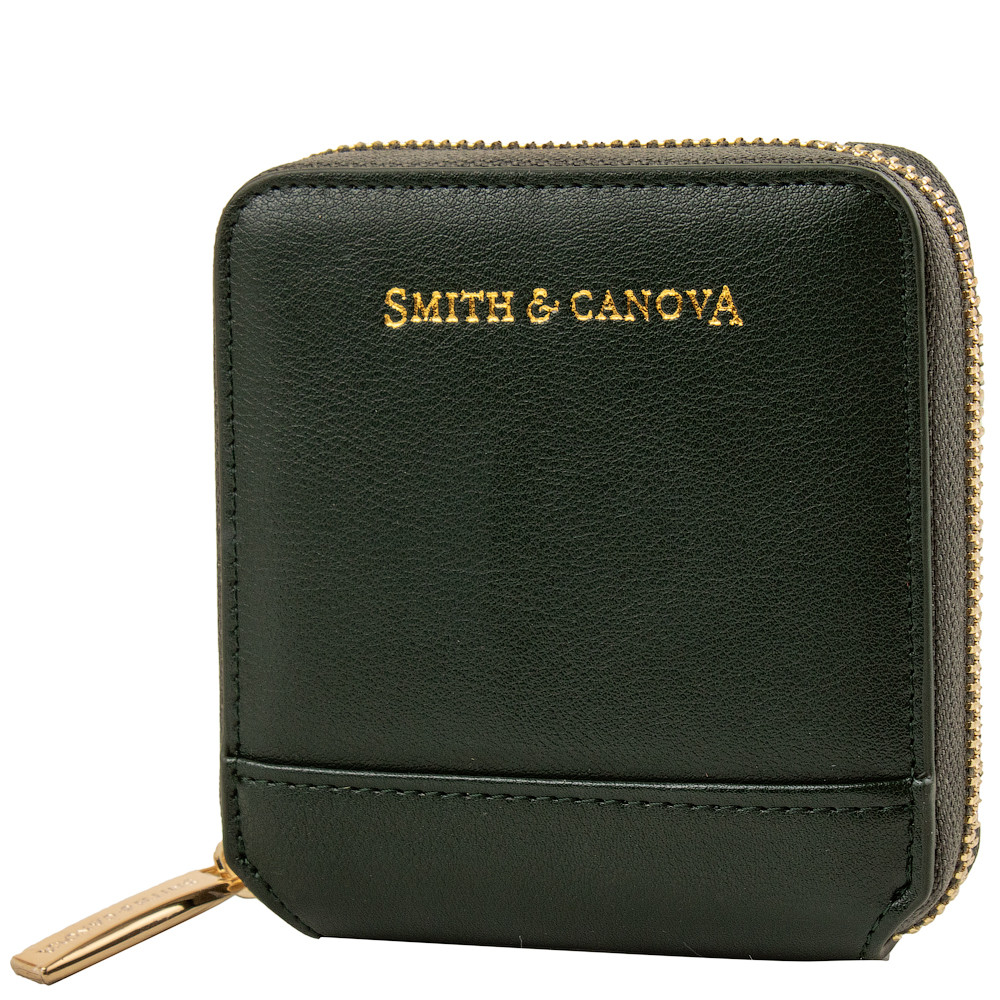 

Женский кожаный кошелек (FUL-26812-DRGREEN) 10,7х10х2,5 см Smith&Canova Зеленый