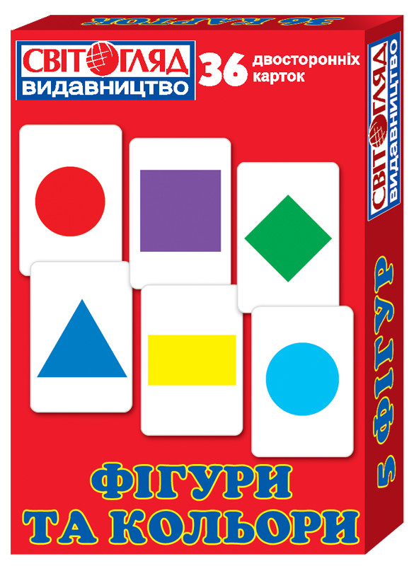 

Учебный материал "Фигуры и цвета" 13106049 на укр. языке