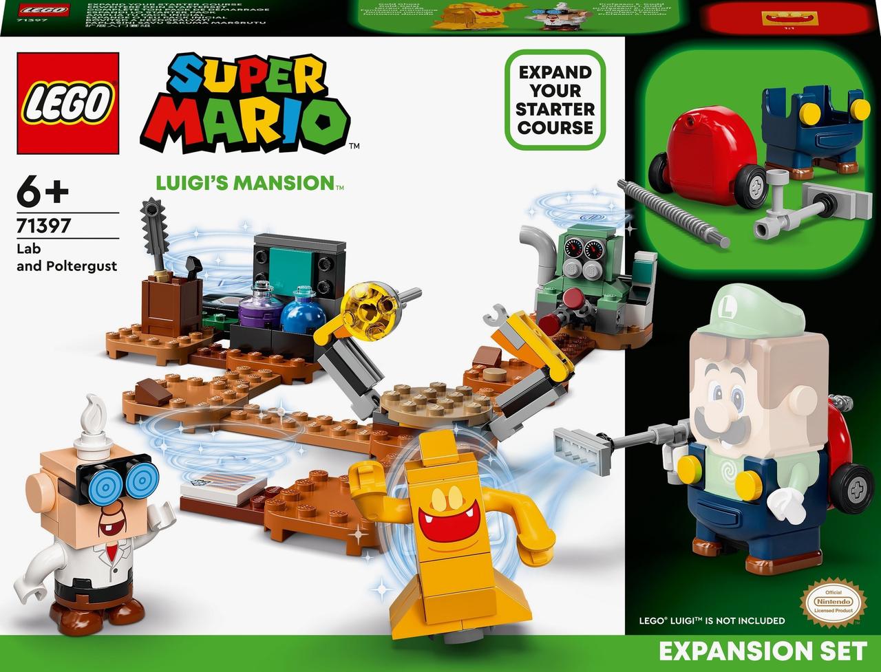 

Lego Super Mario Дополнительный набор «Luigi’s Mansion™: лаборатория» 71397