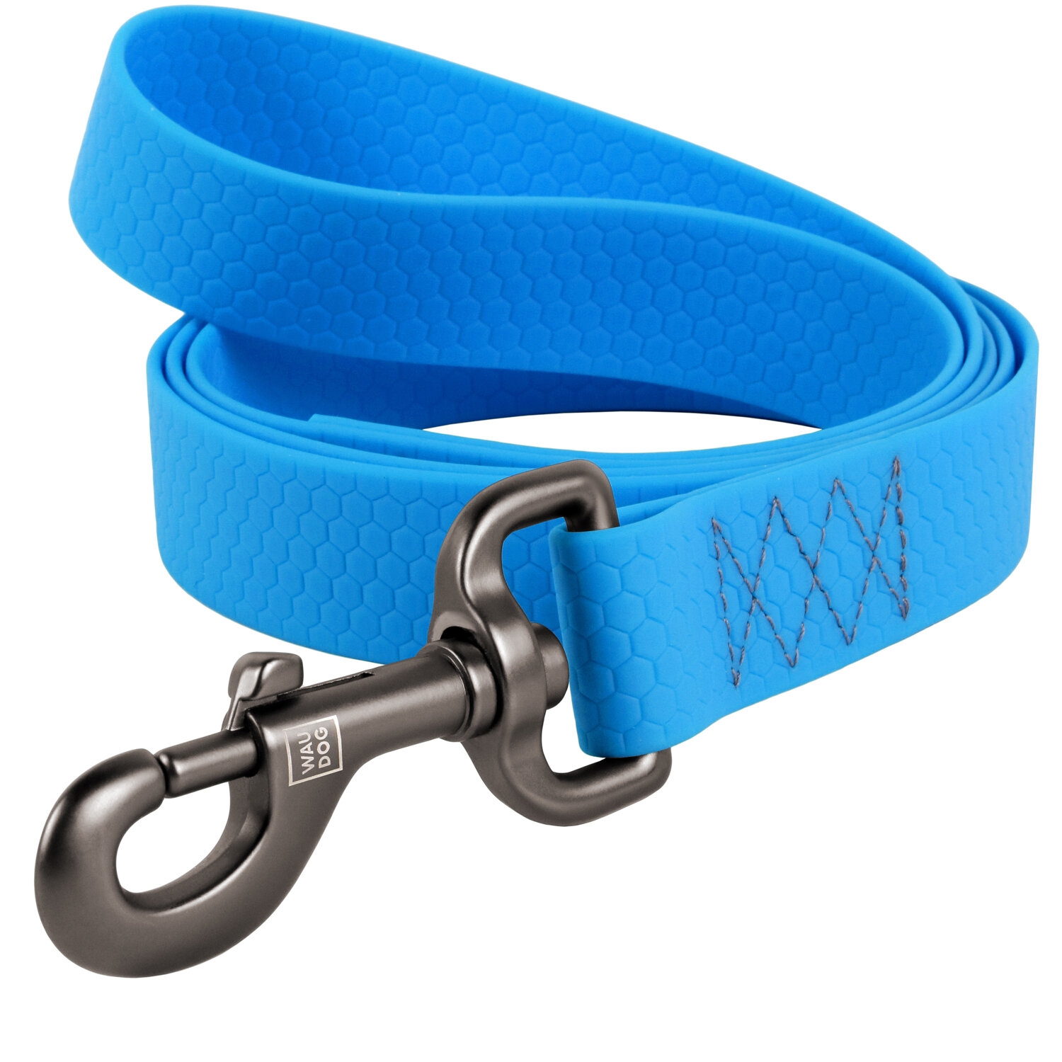 

Поводок WAUDOG Waterproof, водостойкий (ширина 25 мм, длина 183 cм) голубой
