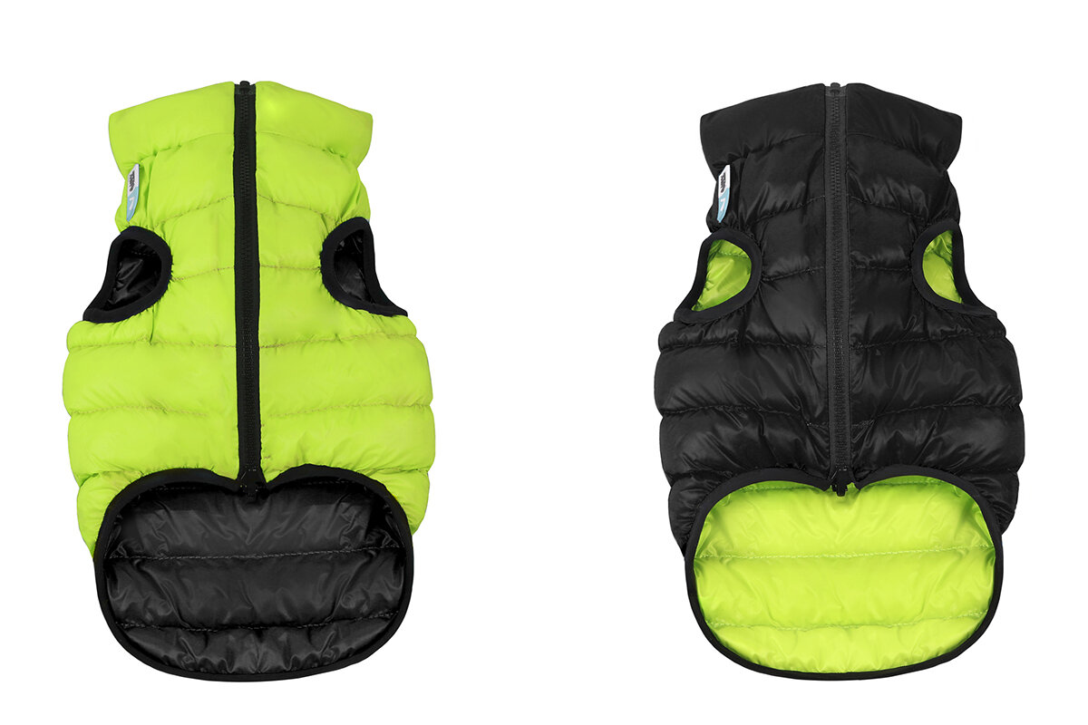 

Курточка двухсторонняя AiryVest, cалатово-черная XS 22