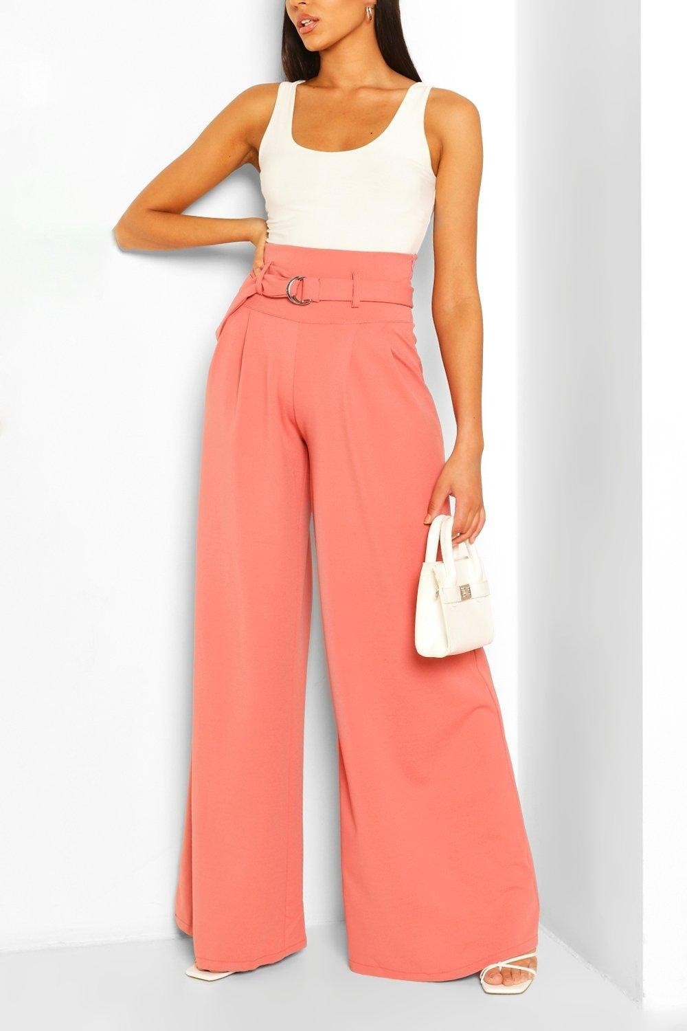 

Брюки Boohoo  розовый 8527123004442, Брюки Boohoo 40 розовый 8527123004442