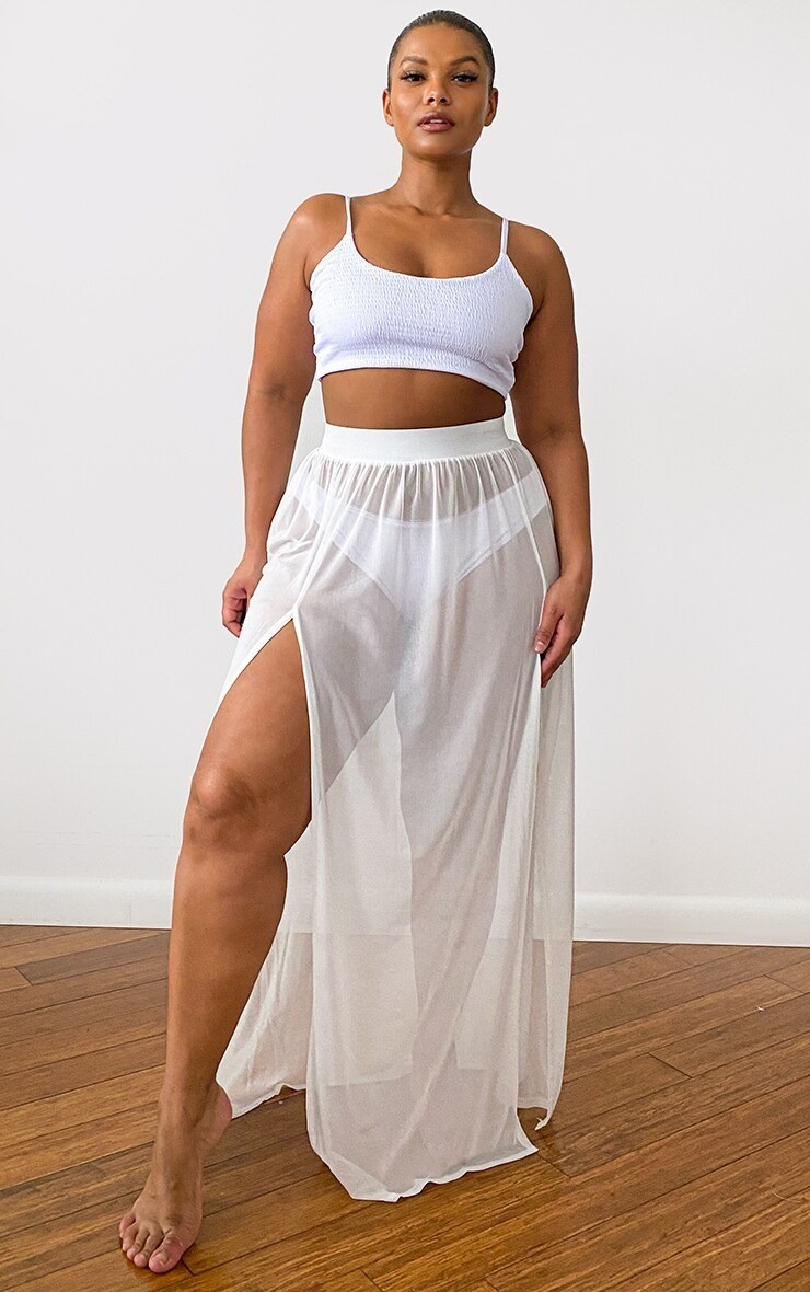 

Юбка PrettyLittleThing  белый 8527123004158, Юбка PrettyLittleThing 46 белый 8527123004158