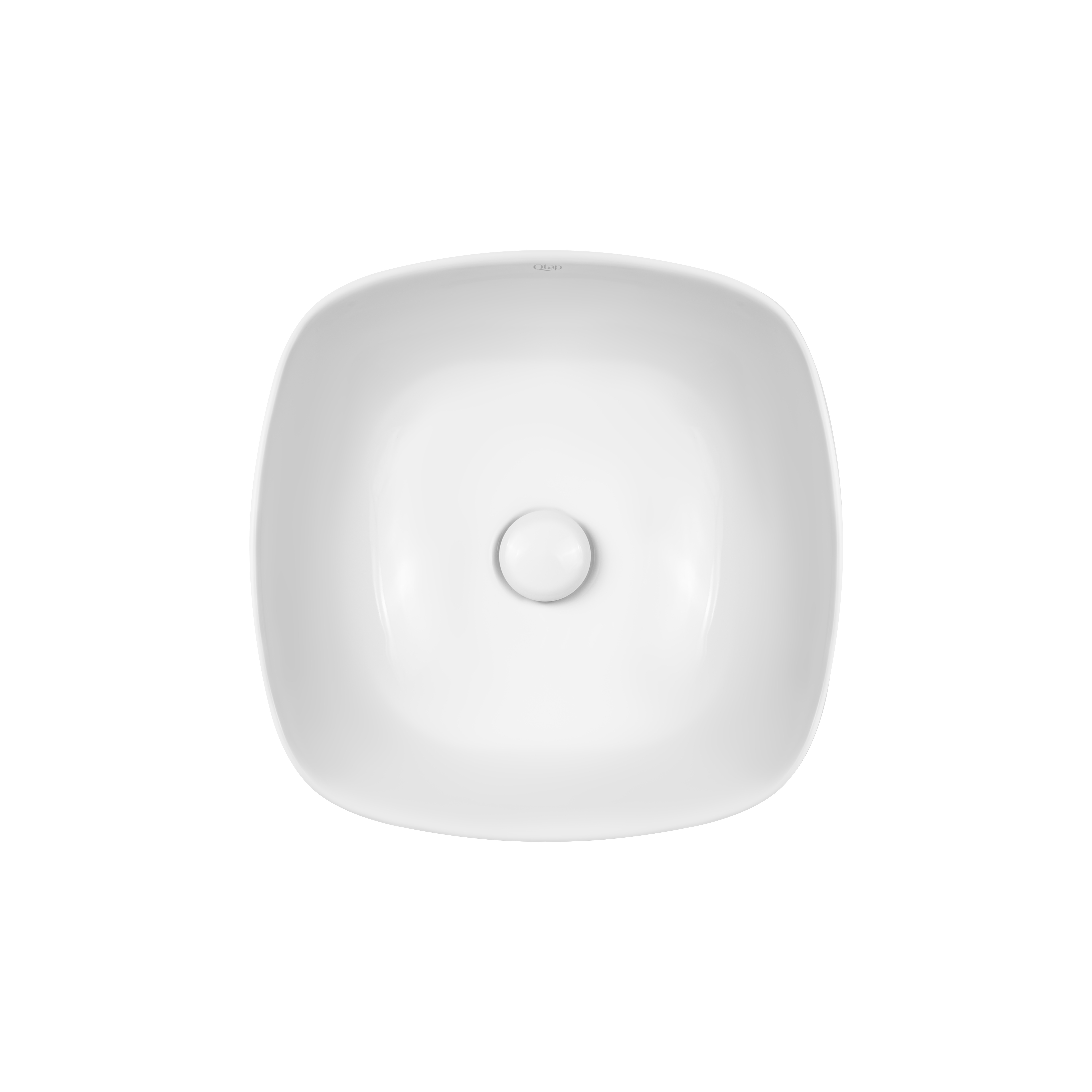 

Раковина-чаша Qtap Kolibri 400х400 White с донным клапаном QT10117040TW