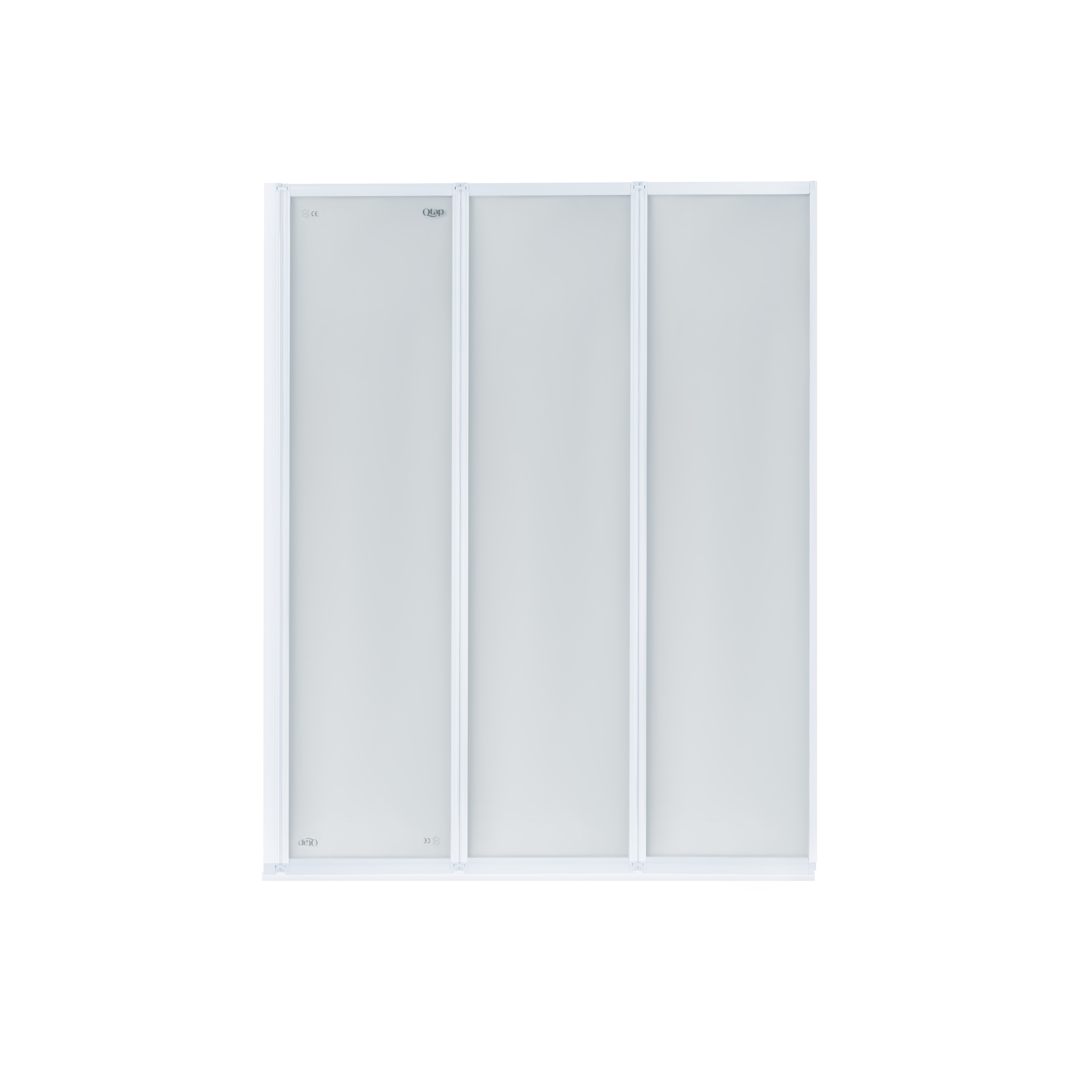 

Штора на ванну Qtap Gemini WHI401114RP4 стекло Pear 4 мм, 110x140 см