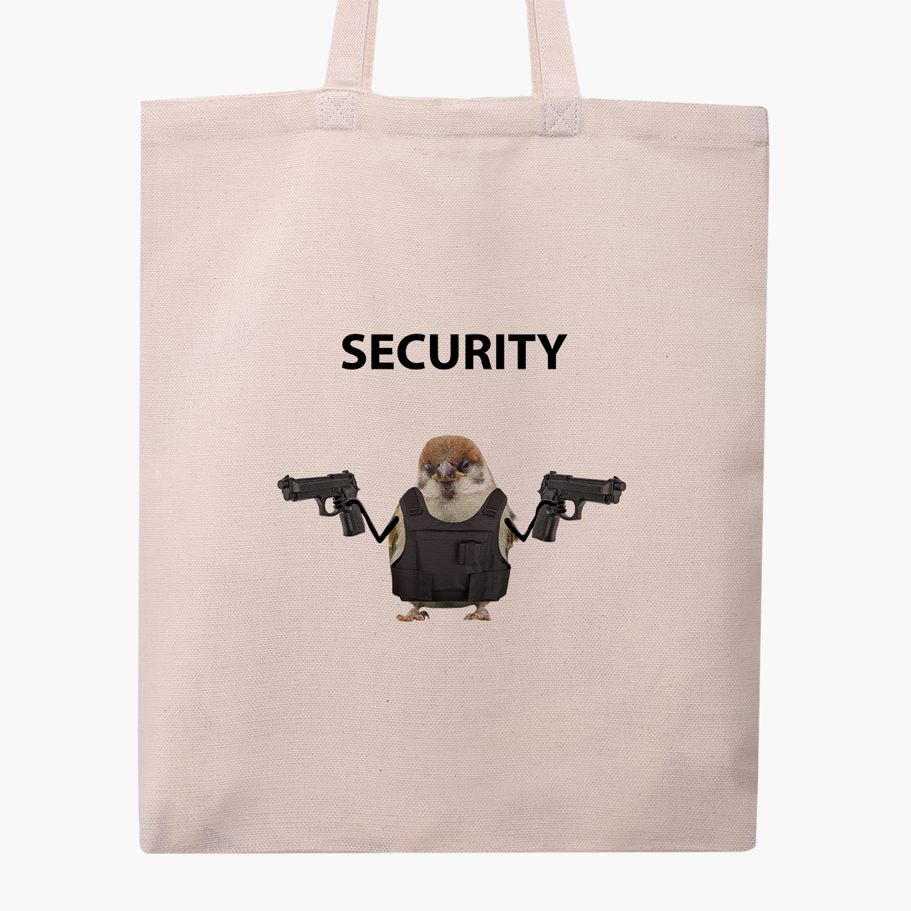 

Эко сумка шоппер Птицы СВЭГ (Birds SWAG) (9227-1538) 41x35 см Бежевый