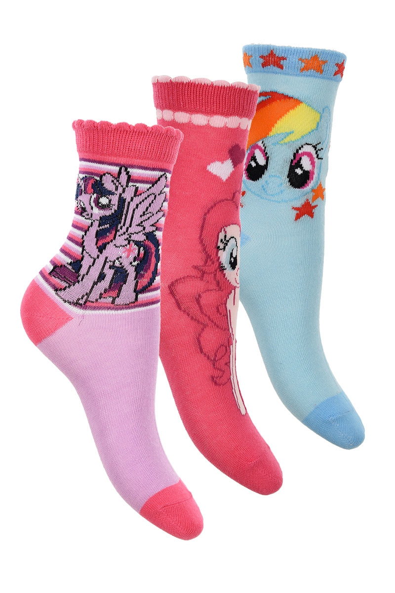 

Носки 3 шт My Little Pony (Май Литл Пони) 023-026 р. Разноцвет RH07241